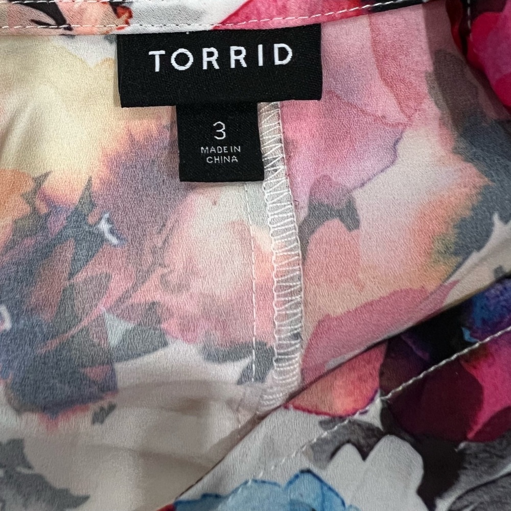 Multicoloured summer blouse - Picture 3 of 3